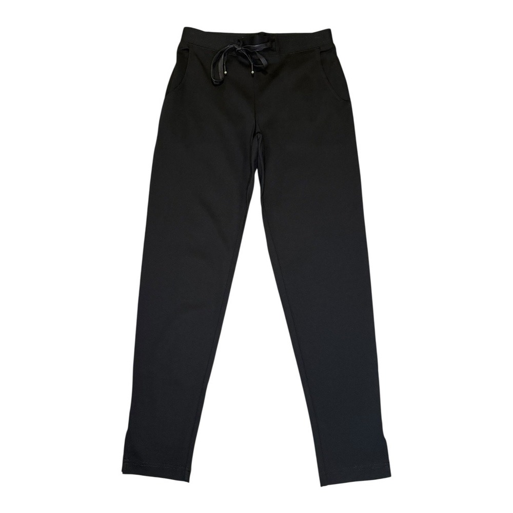 Betabrand Black Drawstring Career Casual‎ Cropped Pants XS NEW